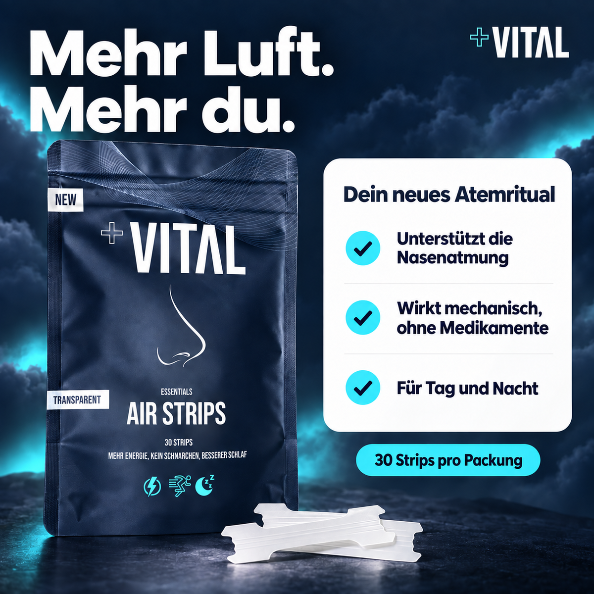 AirStrip Breathe – natürliche Nasenatmung ohne Medikamente
